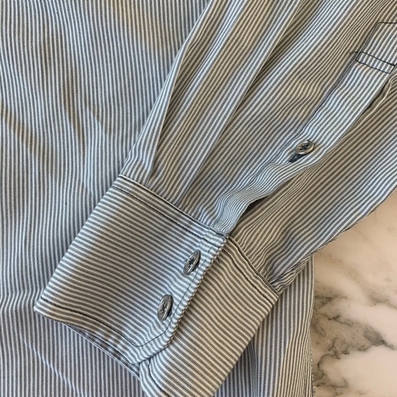 Modern Amusement Striped Button Up Shirt - Picture 4 of 7